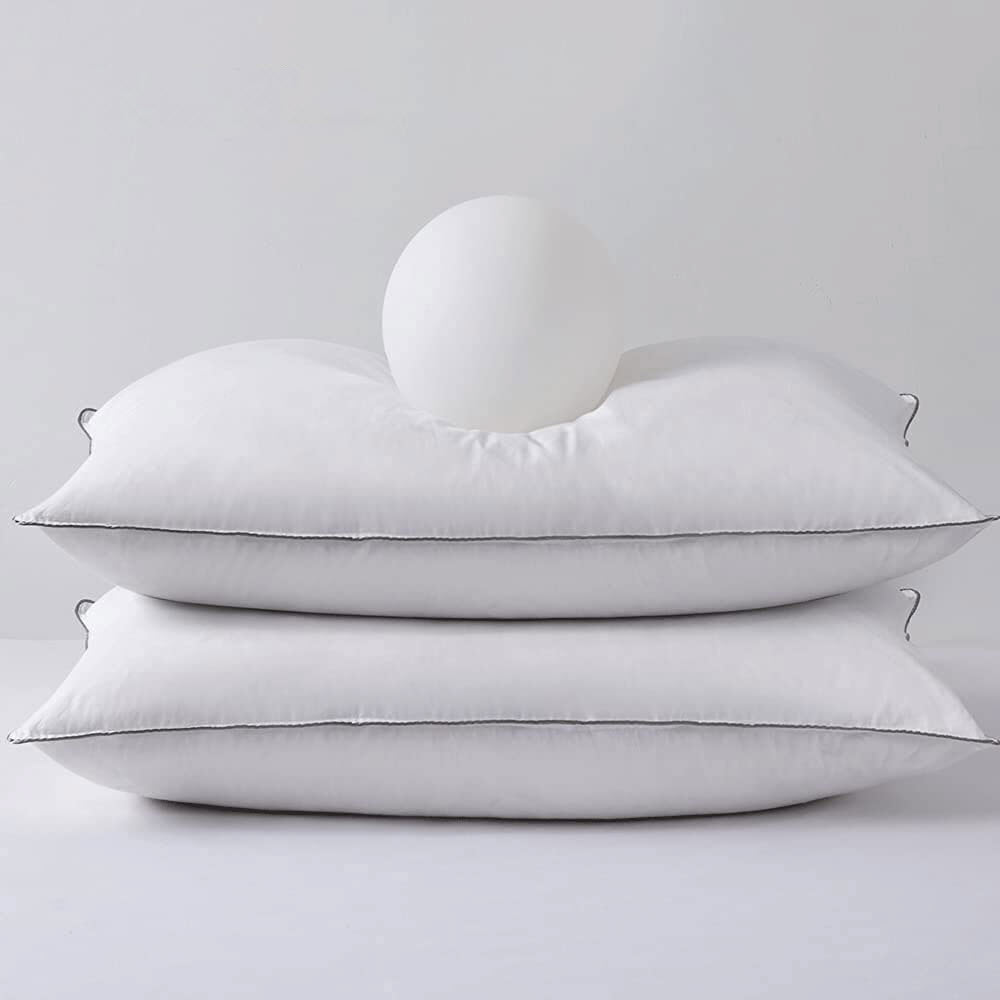 Peter Khanun White Goose Feather Pillows for Sleeping